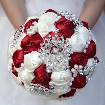 20CM High Quality Customizable Wedding Flowers Bridal Bouquets With Crystal Colorful Bridesmaid Holding Artificial Flower W3217D
20CM High Quality Customizable Wedding Flowers Bridal Bouquets With Crystal Colorful Bridesmaid Holding Artificial Flower W3217D