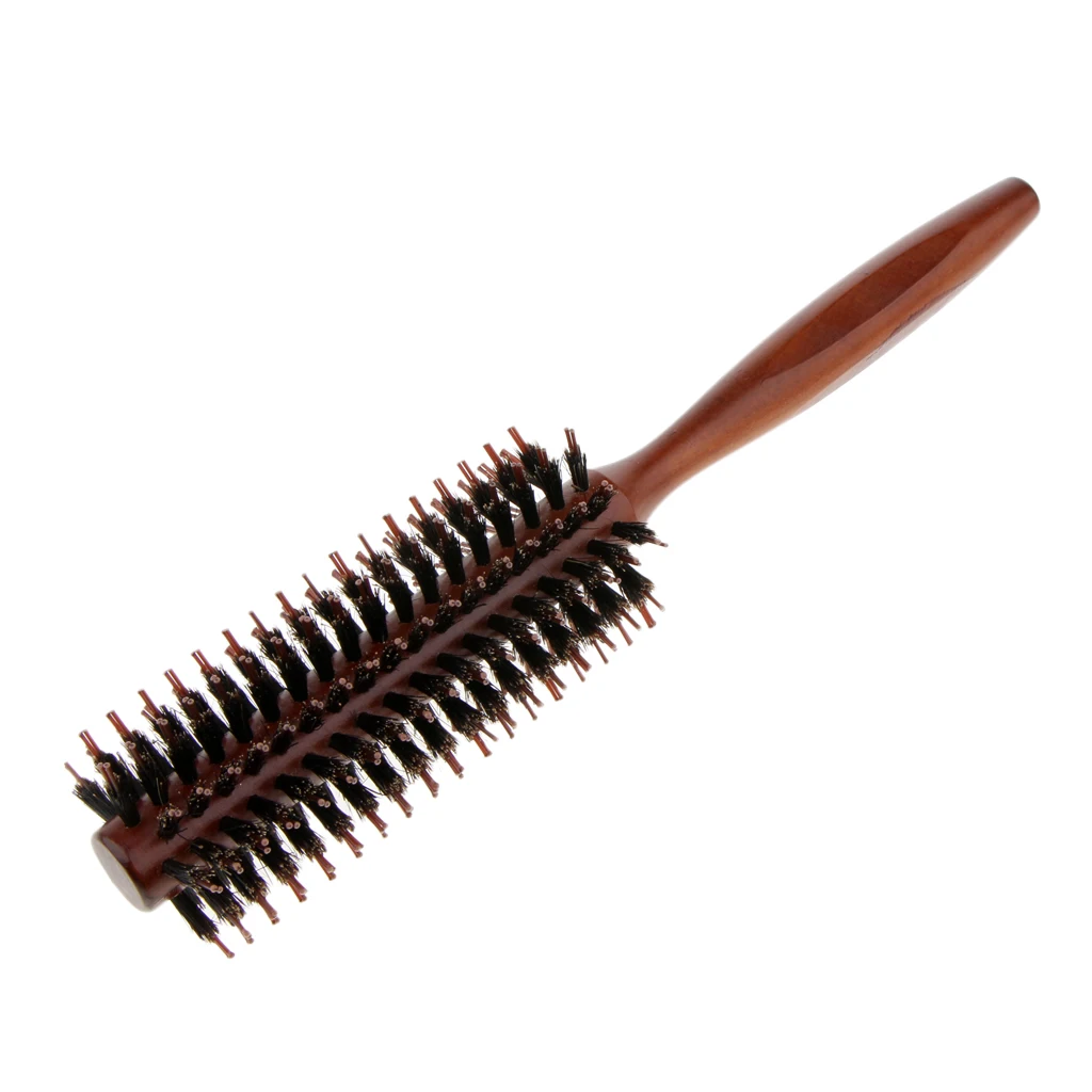 Twill/Straight Teeth Curly Hair Brush Comb Round Anti-static Wooden Bristles Twill/Straight Teeth Curly Hair Brush Comb Round Anti-static Wooden Bristles