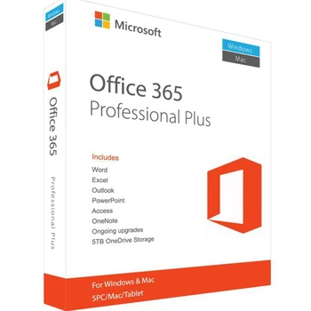 Microsoft Office 365 Professional Plus LIFETIME LICENSE 5 USERS 5 DEVICES MAC&WINDOW
Microsoft Office 365 Professional Plus LIFETIME LICENSE 5 USERS 5 DEVICES MAC&WINDOW