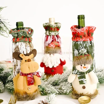 3pcs Christmas Red Wine Bottle Covers Bag Sweater Lovely Holiday Santa Claus Bottle Cover Christmas Party Decorations For Home.
3pcs Christmas Red Wine Bottle Covers Bag Sweater Lovely Holiday Santa Claus Bottle Cover Christmas Party Decorations For Home.