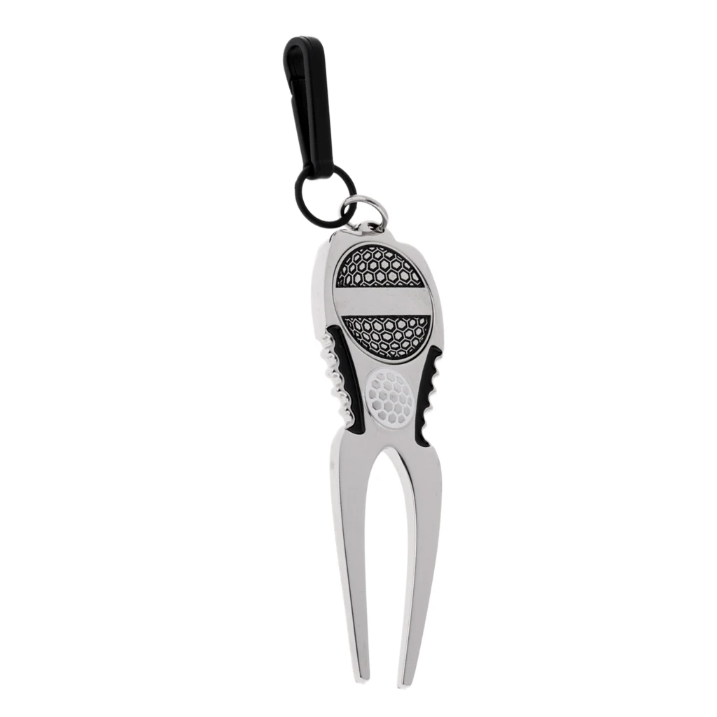 Compact Golf Club Divot Tool With Marker Pitch Fork Repair Kit Compact Golf Club Divot Tool With Marker Pitch Fork Repair Kit