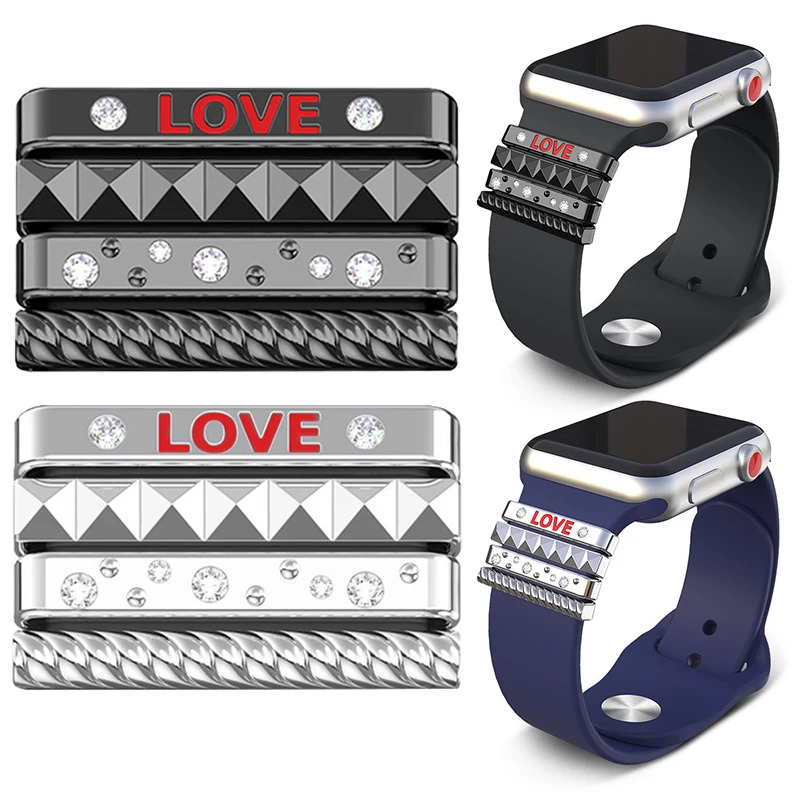 Popular Ornament Watch Silicone Strap Suit for Apple Iwatch 1/2/3/4 Smart Watch with Decorative Ring
Popular Ornament Watch Silicone Strap Suit for Apple Iwatch 1/2/3/4 Smart Watch with Decorative Ring