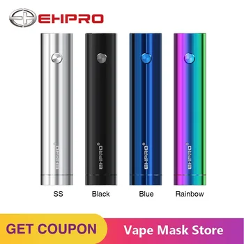 

Ehpro 101 Pro TC Mod with 0.69 Inch OLED Display & One Big Button & 75W Max Output No 18650 Battery E-Cigarette Mod Vape