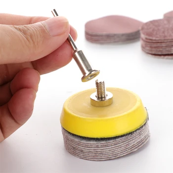 100pcs/set 40-400 Grit Sander Disc Sanding Disk Sand Paper Abrasive Tools 50mm Round Sandpaper Abrasive Sand Sheets Grit