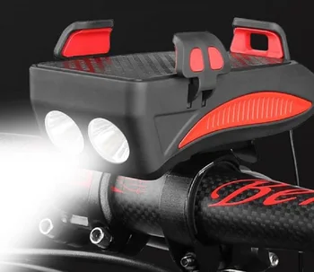 JOYLIVE Bike Horn Phone Holder Power bank 4 in 1 Multi-function Cycling Front Light USB Rechargeable LED Bike Head Lamp
JOYLIVE Bike Horn Phone Holder Power bank 4 in 1 Multi-function Cycling Front Light USB Rechargeable LED Bike Head Lamp