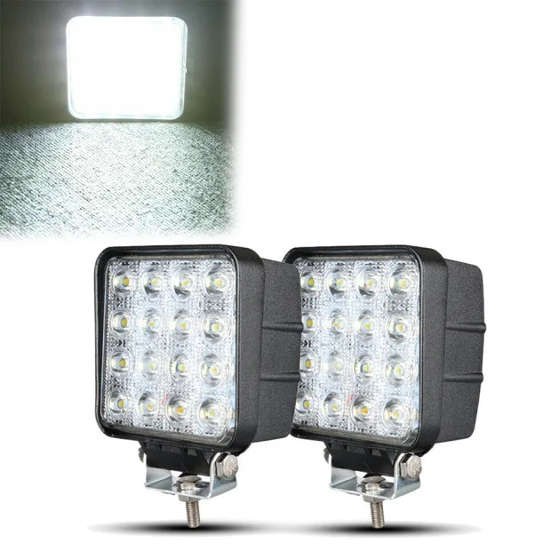 10V-30V 48W 4Inch Square SUV Off-Road Vehicle 16LED Work Light Bar Fog Lamp 4800LM 6000K White LED Work Light DRL
10V-30V 48W 4Inch Square SUV Off-Road Vehicle 16LED Work Light Bar Fog Lamp 4800LM 6000K White LED Work Light DRL