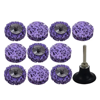 10 PCS Roloc Strip Disc Rust Removal Wheel Surface Conditioning Rust Paint Remove Clean Angle Grinder Disc Wheel 2 Inch (10PCS +
10 PCS Roloc Strip Disc Rust Removal Wheel Surface Conditioning Rust Paint Remove Clean Angle Grinder Disc Wheel 2 Inch (10PCS +