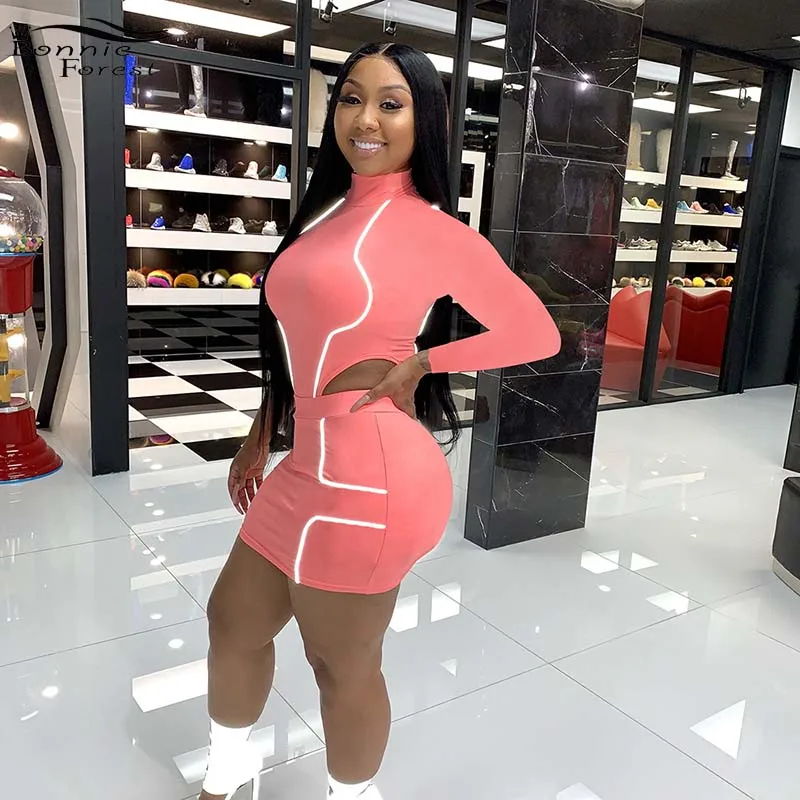 Beyprern Women Reflective High Cut Bodysuit And High Waist Skirt Set Tight Reflective Active Matching Set Gym Clothes Wholesale
Beyprern Women Reflective High Cut Bodysuit And High Waist Skirt Set Tight Reflective Active Matching Set Gym Clothes Wholesale