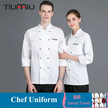 Uniform Chef Clothes Kitchen Hotel Men Women Chef Uniform Coat Long Sleeve Autumn Winter Baking Catering Food Service Overalls
Uniform Chef Clothes Kitchen Hotel Men Women Chef Uniform Coat Long Sleeve Autumn Winter Baking Catering Food Service Overalls