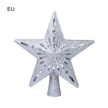 3D Hollow Star Christmas Tree Topper Lighted Sparkling Star with Rotating Snow Flake Projector Christmas Trees Xmas Ornament
3D Hollow Star Christmas Tree Topper Lighted Sparkling Star with Rotating Snow Flake Projector Christmas Trees Xmas Ornament