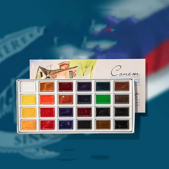 Russian White Night 16/24 Colors Solid Watercolor Paint Transparent Pigment Drawing Painting Supplies
Russian White Night 16/24 Colors Solid Watercolor Paint Transparent Pigment Drawing Painting Supplies
