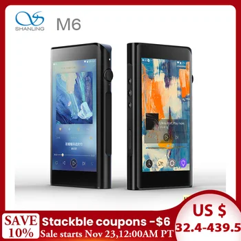 SHANLING M6 Portable Player Dual AK4495SEQ DSD256 HiFi Bluetooth Balanced Output Player with Touch Screen
SHANLING M6 Portable Player Dual AK4495SEQ DSD256 HiFi Bluetooth Balanced Output Player with Touch Screen