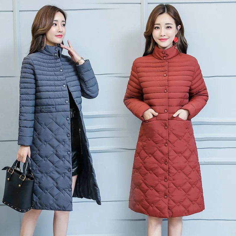 New Style Cotton-padded Clothes Women's Mid-length Slim Fit down Jacket Cotton-padded Clothes Fashion Simple Versatile Stand Col
New Style Cotton-padded Clothes Women's Mid-length Slim Fit down Jacket Cotton-padded Clothes Fashion Simple Versatile Stand Col