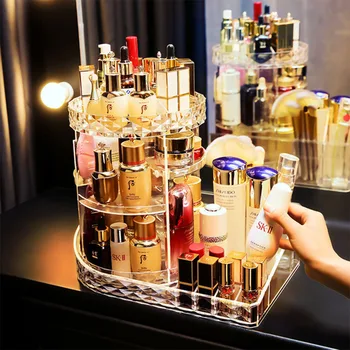 360-degree Rotating Makeup Storage organizer box Rangement Plastique Lipstick Display Stand Multi-function Detachable Cosmetics
360-degree Rotating Makeup Storage organizer box Rangement Plastique Lipstick Display Stand Multi-function Detachable Cosmetics