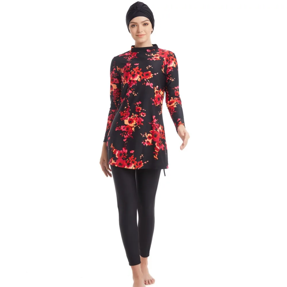 Beachwear Plus Size Muslim Swimwear Burkinis Women Swimsuit Long Sleeve Hijab Modest Style Muslimah Clothing Islamic Swim Wear
Beachwear Plus Size Muslim Swimwear Burkinis Women Swimsuit Long Sleeve Hijab Modest Style Muslimah Clothing Islamic Swim Wear