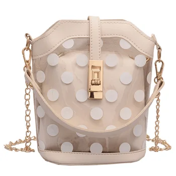 New Transparent Ladies Shoulder Bag Composite Beach Bag Waterproof Transparent Wave Point Main Bag White
New Transparent Ladies Shoulder Bag Composite Beach Bag Waterproof Transparent Wave Point Main Bag White