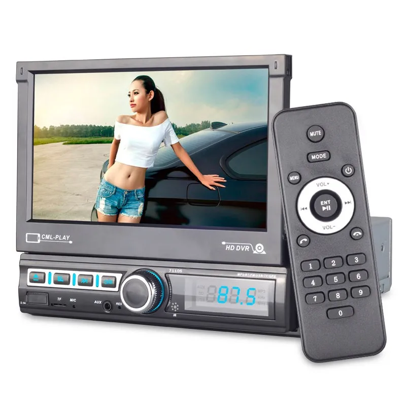 Car Radio Retractable Wifi Autoradio 1 Din 7'' Touch Screen Car Multimedia MP5 Player Support Camera
Car Radio Retractable Wifi Autoradio 1 Din 7'' Touch Screen Car Multimedia MP5 Player Support Camera