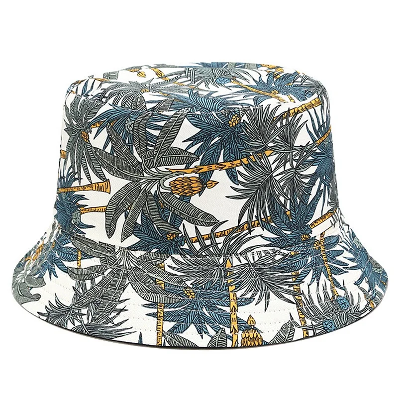 Two Side Reversible Coconut Tree Bucket Hat Unisex Printing Hip Hop Hat for Women Men Panama Cap Summer Fisherman Hat
Two Side Reversible Coconut Tree Bucket Hat Unisex Printing Hip Hop Hat for Women Men Panama Cap Summer Fisherman Hat