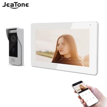 Jeatone Wireless WiFi Smart Video Intercom System FHD Full Touch Screen with 1x1080P Wired Door Samrt Phone Talking Unlock
Jeatone Wireless WiFi Smart Video Intercom System FHD Full Touch Screen with 1x1080P Wired Door Samrt Phone Talking Unlock