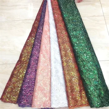 Latest sequence French Nigerian sequins net lace green high quality African tulle mesh sequence lace fabric for dress 5yards/lot
Latest sequence French Nigerian sequins net lace green high quality African tulle mesh sequence lace fabric for dress 5yards/lot
