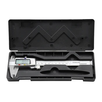 Measuring Tool Stainless Steel Digital Caliper 6 "150mm Messschieber paquimetro measuring instrument Vernier Calipers
Measuring Tool Stainless Steel Digital Caliper 6 "150mm Messschieber paquimetro measuring instrument Vernier Calipers