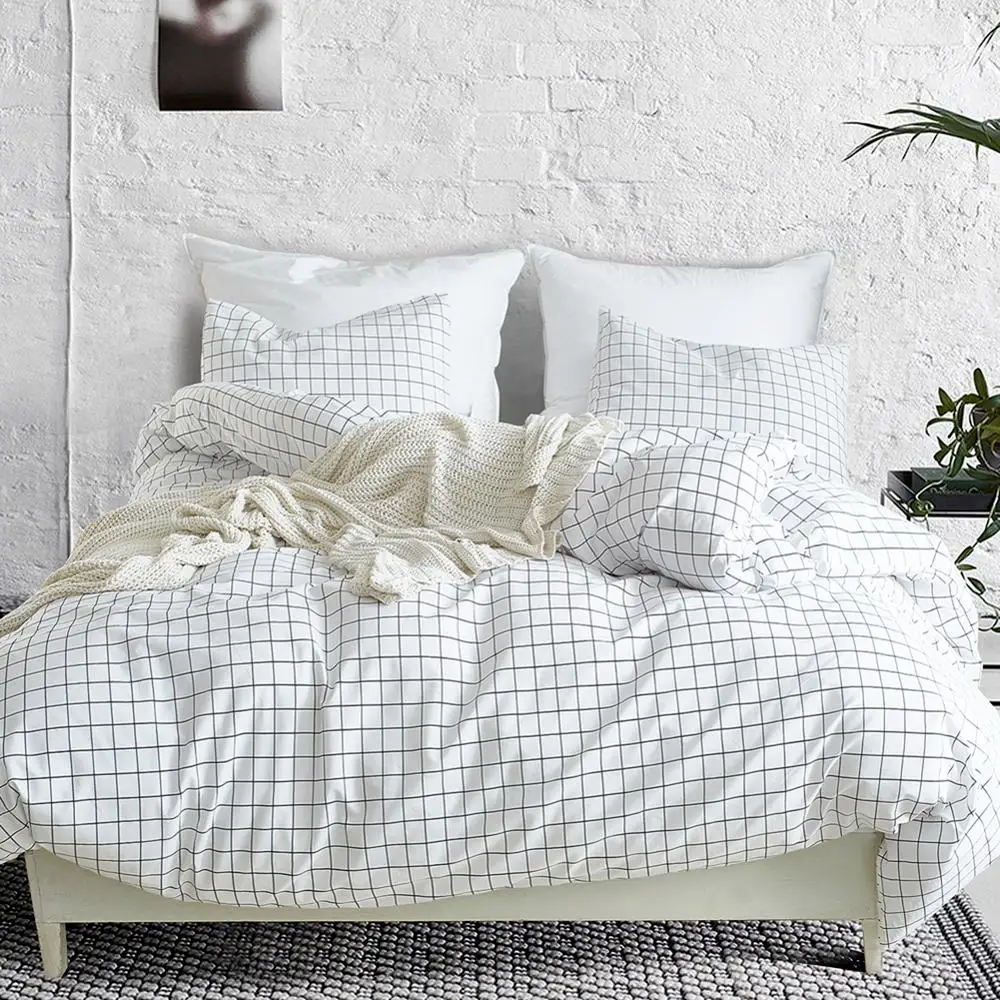 Bedclothes Quilt Cover + Pillow cases Home comforter bedding set fresh Queen King Size bed cover set nordic duvet covers
Bedclothes Quilt Cover + Pillow cases Home comforter bedding set fresh Queen King Size bed cover set nordic duvet covers
