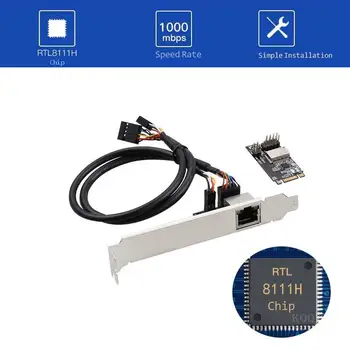 Mini PCI-E Gigabit M.2 To Gigabit Ethernet 1000Mbps RTL8111H M.2 B-Key M-key to RJ45 Gigabit lan Ethernet Network Adapter Card
Mini PCI-E Gigabit M.2 To Gigabit Ethernet 1000Mbps RTL8111H M.2 B-Key M-key to RJ45 Gigabit lan Ethernet Network Adapter Card