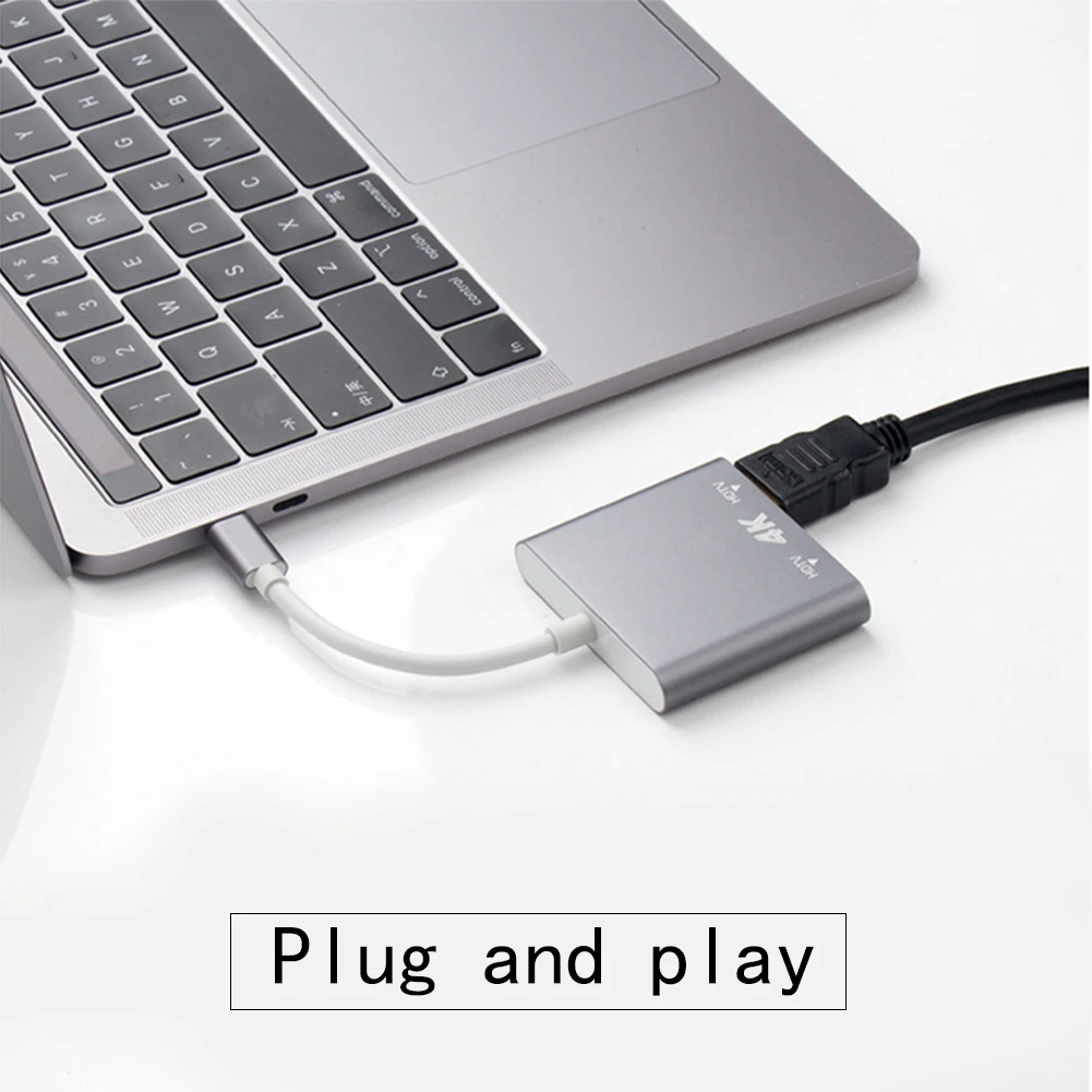 Type-C Converter Cable for MacBook Samsung Galaxy S10 / S9 Type C to HDMI Adapter 4K USB C to Dual HDMI Charging Port Converter
Type-C Converter Cable for MacBook Samsung Galaxy S10 / S9 Type C to HDMI Adapter 4K USB C to Dual HDMI Charging Port Converter
