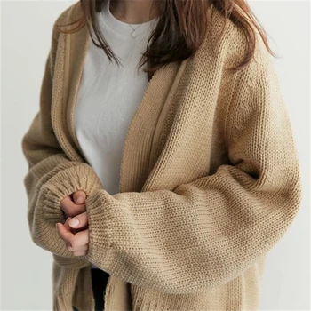 Loose Simple Solid Sweater Women Spring Coat Solid Knitting Outwear Casual Open Front Cardigan Casual Style Coat For Female New
Loose Simple Solid Sweater Women Spring Coat Solid Knitting Outwear Casual Open Front Cardigan Casual Style Coat For Female New