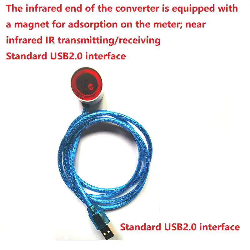 USB to near infrared IR converter industrial infrared converter IEC62056 /IEC1107 / DLMS
USB to near infrared IR converter industrial infrared converter IEC62056 /IEC1107 / DLMS