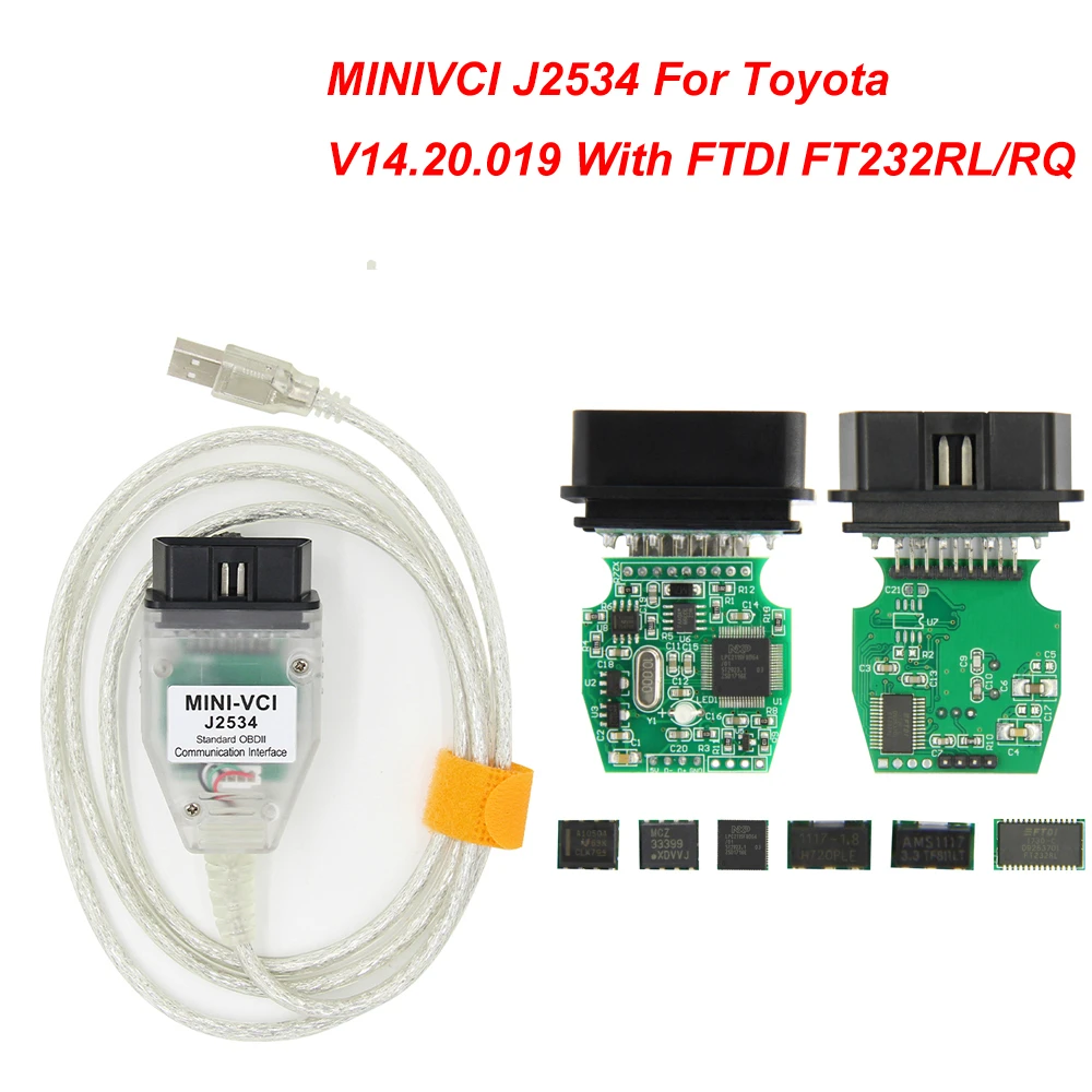 MINI VCI Car Diagnostic For TOYOTA TIS Techstream V14.20.019 minivci FTDI For J2534 OBD OBD2 Auto Scanner Tool MINI-VCI Cable 
MINI VCI Car Diagnostic For TOYOTA TIS Techstream V14.20.019 minivci FTDI For J2534 OBD OBD2 Auto Scanner Tool MINI-VCI Cable