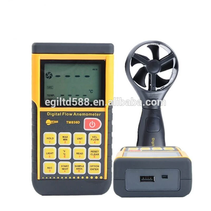 TM856D LCD Digital Anemometer Wind Meter Air Tester USB Scales Soft Outdoor Storage Type Wind Speed Meter
TM856D LCD Digital Anemometer Wind Meter Air Tester USB Scales Soft Outdoor Storage Type Wind Speed Meter
