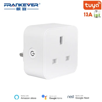 FrankEver UK Wifi Plug 13A 16A Smart Socket with Power Monitoring Surge Protector Voice Control Work with Alexa Google Home
FrankEver UK Wifi Plug 13A 16A Smart Socket with Power Monitoring Surge Protector Voice Control Work with Alexa Google Home