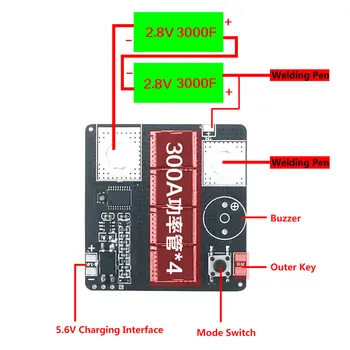 Portable DIY Mini Energy Storage Spot Welder Control Board 18650 Handheld Super Capacitor Circuit Board
Portable DIY Mini Energy Storage Spot Welder Control Board 18650 Handheld Super Capacitor Circuit Board
