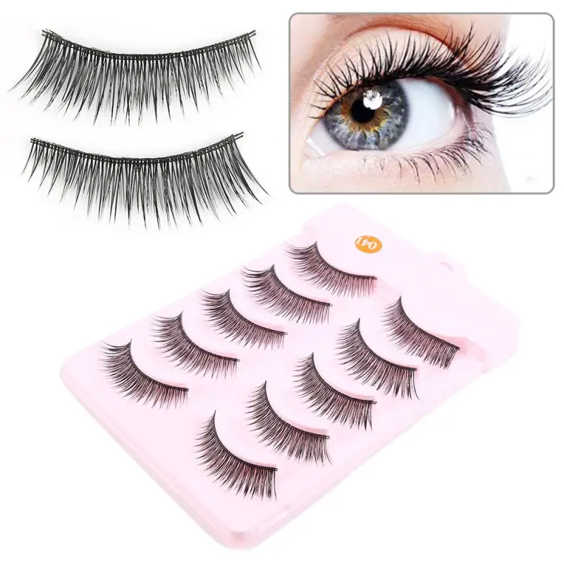 5Pairs Reusable Handmade Fiber Cross Eyelashes Natural False Eyelash Strip soft Thick Curl Extension Eyelashes Cosmetic tool
5Pairs Reusable Handmade Fiber Cross Eyelashes Natural False Eyelash Strip soft Thick Curl Extension Eyelashes Cosmetic tool