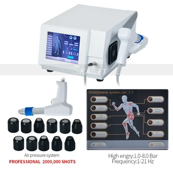 CE Approved ED Erectile Dysfunction Therapy Physiotherapy Pain Relief Massage Machine with 12 Treatment Tips