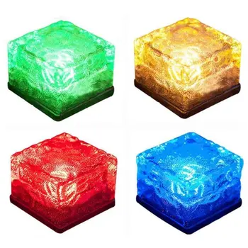 Solar Light Solar Ice Cube Light Brick Rock Light Frosted Glass Landscape LED Light Garden Path Terrace Outdoor Decoration-Blue
Solar Light Solar Ice Cube Light Brick Rock Light Frosted Glass Landscape LED Light Garden Path Terrace Outdoor Decoration-Blue