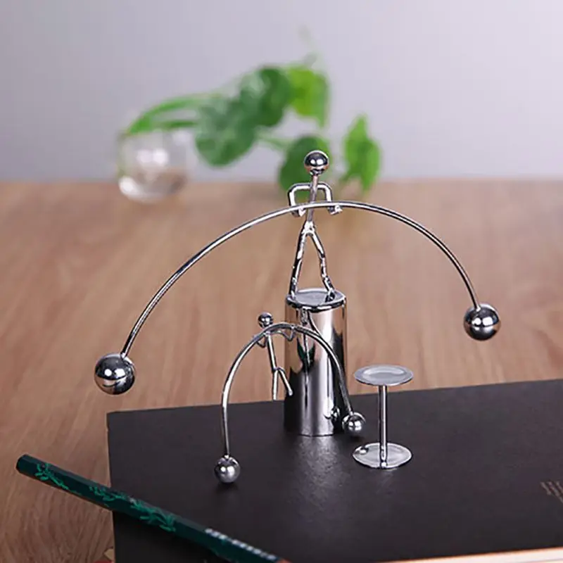 Newton Pendulum Cradle New Balance Men Iron Man Ball Crafts Tumbler Desk Toy Metal Decor Home Decoration Accessories
Newton Pendulum Cradle New Balance Men Iron Man Ball Crafts Tumbler Desk Toy Metal Decor Home Decoration Accessories
