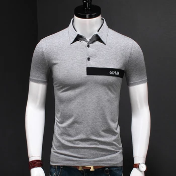Summer Men Polo Shirt Fashions Short Sleeve Smooth Mercerized Cotton Modal Patchwork Contrast Color Boss Polo
Summer Men Polo Shirt Fashions Short Sleeve Smooth Mercerized Cotton Modal Patchwork Contrast Color Boss Polo