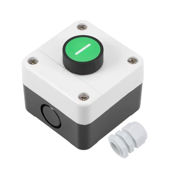 uxcell 1 Pcs Push Button Switch Station Box Momentary NO Green, 600V 10A 2.68" x 2.68" x 2.40" for Contactor, Relay
uxcell 1 Pcs Push Button Switch Station Box Momentary NO Green, 600V 10A 2.68" x 2.68" x 2.40" for Contactor, Relay