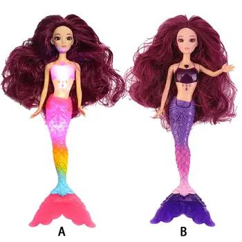 Fashion Princess Mermaid Doll With Music Rainbow LED Light Classic Dolls Toy For Girl Birthday Xmas Gifts
Fashion Princess Mermaid Doll With Music Rainbow LED Light Classic Dolls Toy For Girl Birthday Xmas Gifts