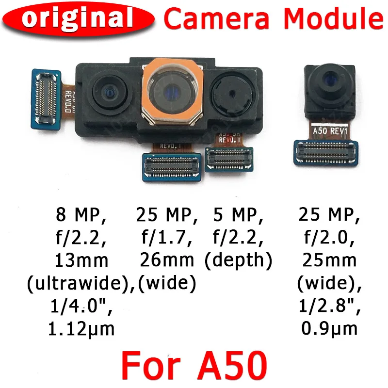 Фото Оригинальная фронтальная и задняя камера для Samsung Galaxy A50 A505 - купить