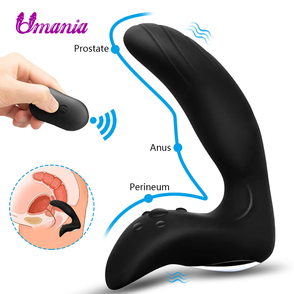Remote Control Anal Plug Vibrator Prostate Massager Butt Didlo Vibrators Male Masturbator Adult Erotica Sex Toys For Men | Красота и