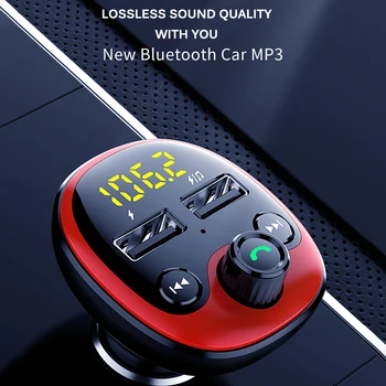 Wireless Bluetooth Car MP3 Player FM Transmitter Hands-Free Car Charger Support U Disk/TF Card With Digital Display Screen
Wireless Bluetooth Car MP3 Player FM Transmitter Hands-Free Car Charger Support U Disk/TF Card With Digital Display Screen