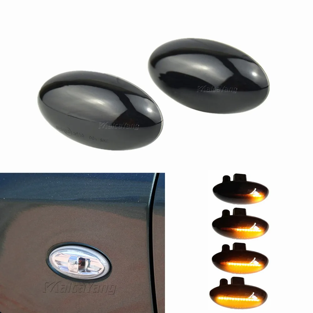 2PCS LED Dynamic Turn Signal Side Marker Light Sequential Blinker Light For Peugeot 307 206 207 407 107 607 1007 Partner Expert
2PCS LED Dynamic Turn Signal Side Marker Light Sequential Blinker Light For Peugeot 307 206 207 407 107 607 1007 Partner Expert
