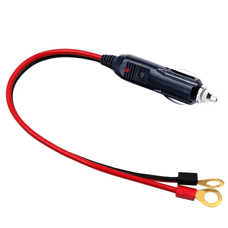 1Ft Car Male Cigarette Lighter Male Plug Adapter To Battery Ring Terminal Harness Assembly Extension Cable With 15A Fuse
1Ft Car Male Cigarette Lighter Male Plug Adapter To Battery Ring Terminal Harness Assembly Extension Cable With 15A Fuse