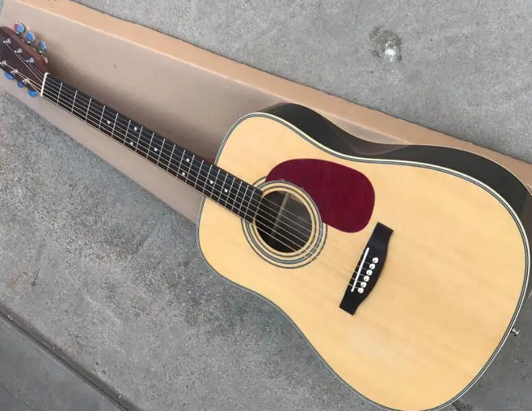 China Custom Guitar High Quality natural Solid Spruce Top Folk Acoustic Guitar 0135
China Custom Guitar High Quality natural Solid Spruce Top Folk Acoustic Guitar 0135