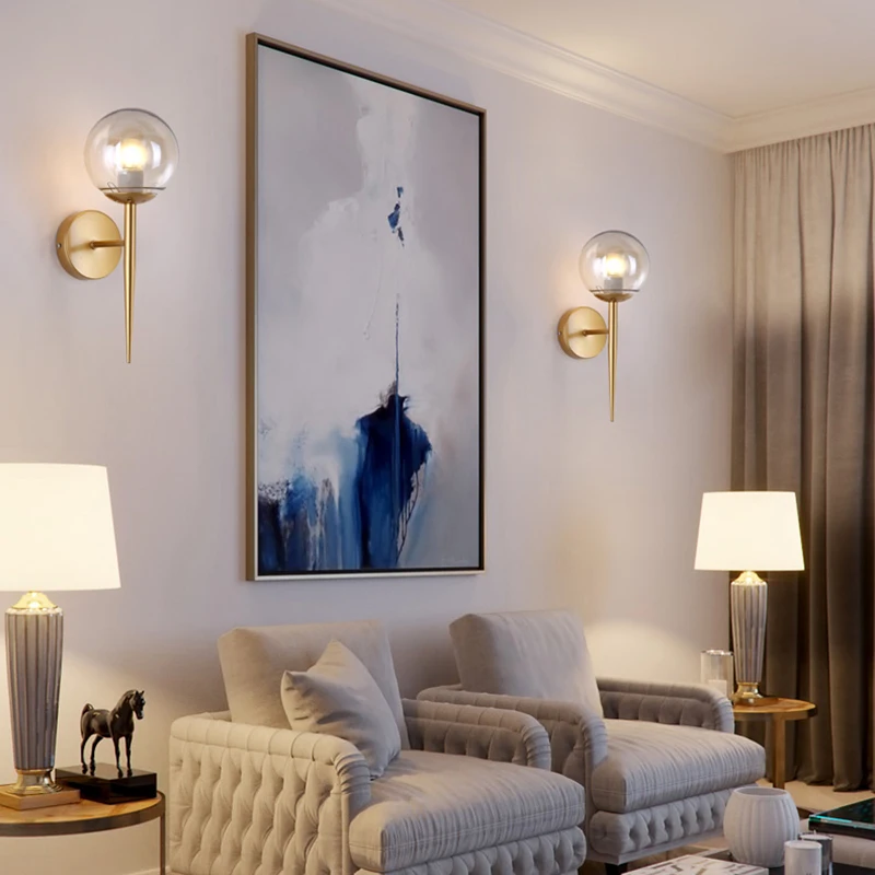 Nordic Modern Wall Lamps Sconces Black/Gold Decorative Night Light led wall light for Pathway Staircase Bedroom Bedside Lamp E27
Nordic Modern Wall Lamps Sconces Black/Gold Decorative Night Light led wall light for Pathway Staircase Bedroom Bedside Lamp E27