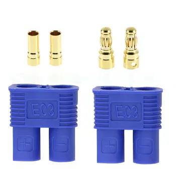 EC3 Style Connector Bullet Plug Super Deals High Quality 1pairs Male / Female W/ 2pairs 3.5mm Gold Brand Hot Hot Selling ONLENY
EC3 Style Connector Bullet Plug Super Deals High Quality 1pairs Male / Female W/ 2pairs 3.5mm Gold Brand Hot Hot Selling ONLENY