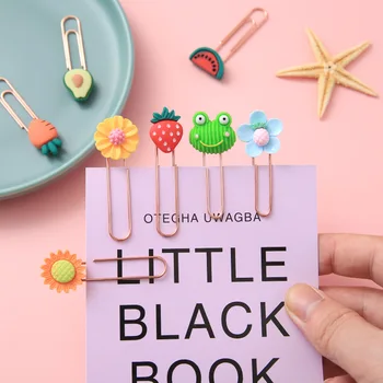 120 Pcs/lot Kawaii Fruit Flower Animal Bookmark Cute Binder Clips Notes Letter Paper Clip Office school Supplies
120 Pcs/lot Kawaii Fruit Flower Animal Bookmark Cute Binder Clips Notes Letter Paper Clip Office school Supplies